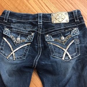 Miss Me Jeans relaxed skinny size 28 x 30.